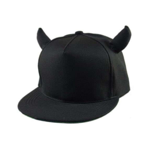 Devil Horns Snapback Cap With Adjustable Strap Quality | Etsy