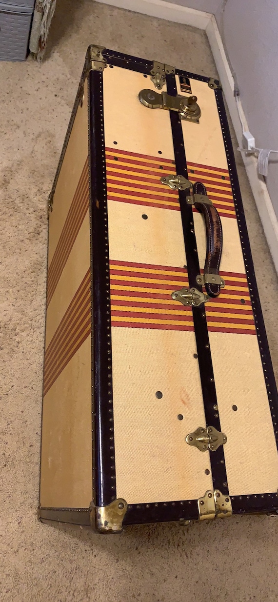Vintage Oshkosh “The Chief” Steamer Trunk
