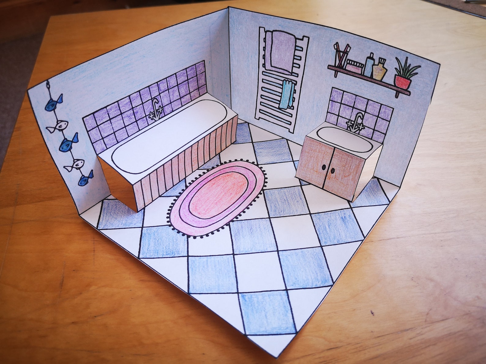 Бумажный домик аниме