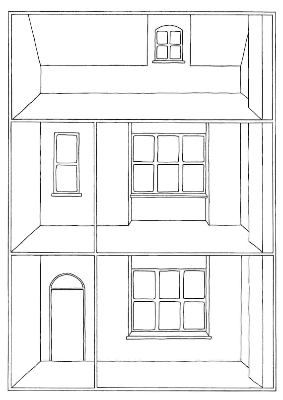 How to Draw Doll House  Drawing House 