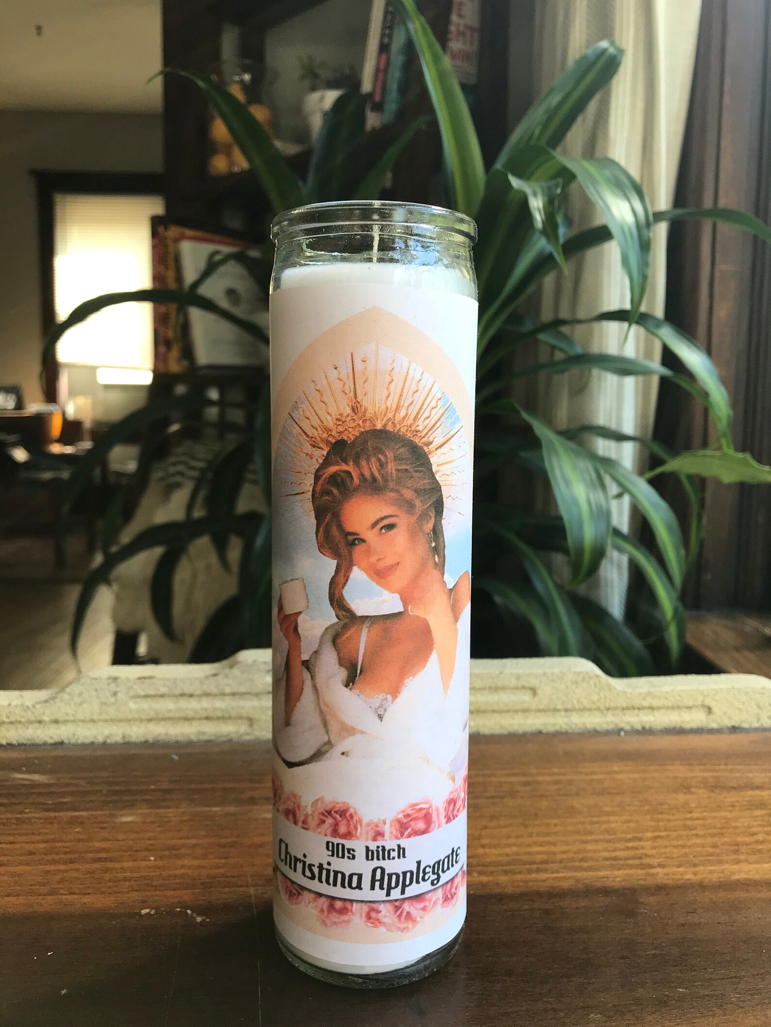 Nostalgic 90s Celebrity Prayer Candles Christina Applegate 90s Etsy