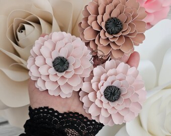 SUPER Sale Papierblumen Vorlage SVG | Blumen Schattenbox | Blumenstrauß | Papierblumen Dekor | Papierblumen Wanddekor | Geschenkverpackung