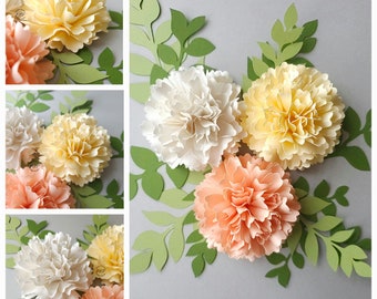 VERKAUF Mini Vorlage Nelke Papierblume SVG | Schattenboxen | Blumen Kinderzimmer Dekor | Papierblumen Event Backdrop Decor | Blumenkränze