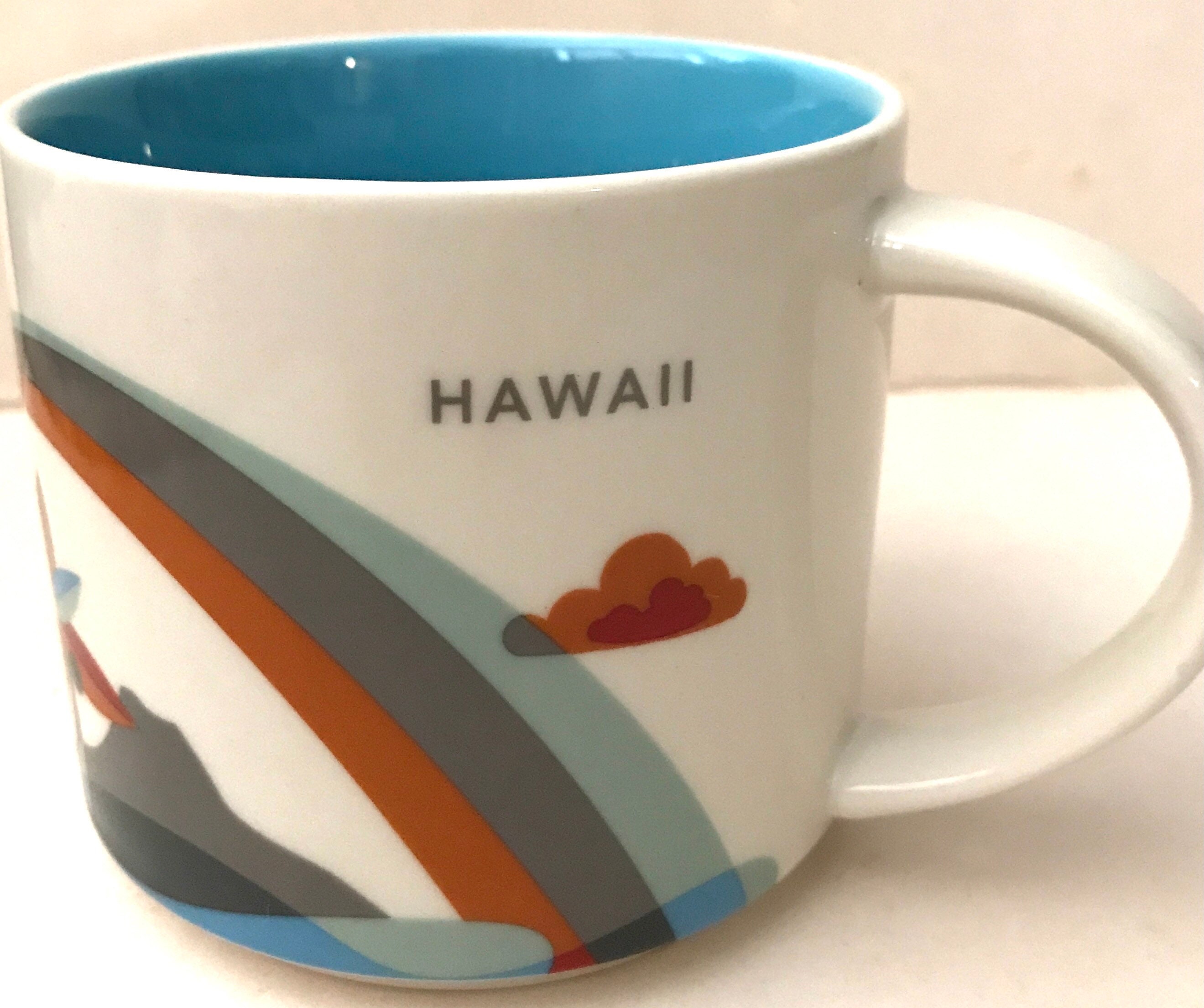 Starbucks Hawaii Coffee Mugs Cups Rare Vintage Gift Idea Free Etsy