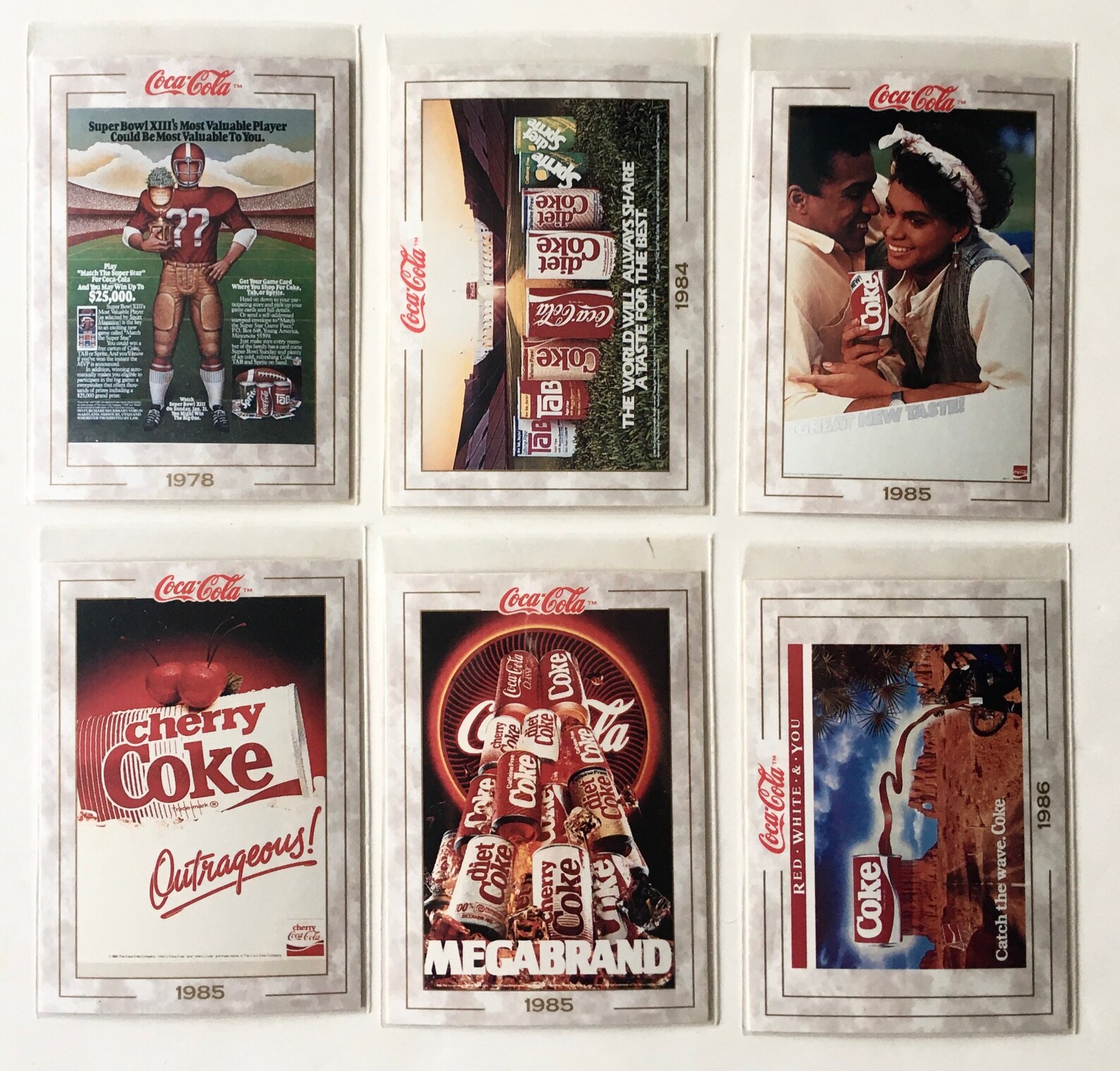 Coca Cola Trading Cards Gift Idea Collectibles 1993 Art Free Etsy