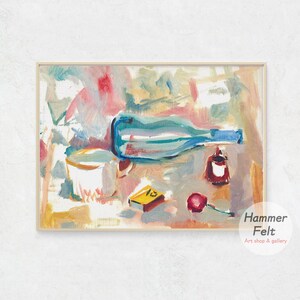 Still life oil painting Modern Art Digital Download Printable Art