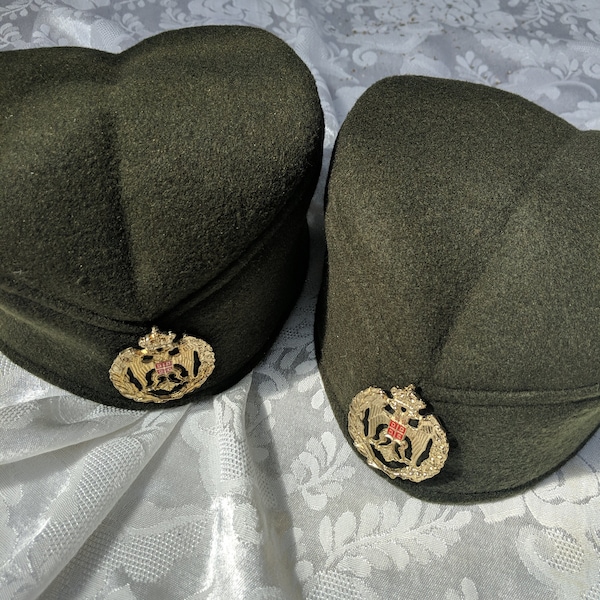 Green Serbian Sajkaca / Serbian Traditional Hat / Handmade Traditional Cap