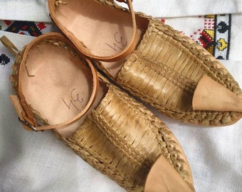 Opanci for Babies, Children and Adults / Shoes for Serbian Folklor Dancing / Footwear Leather