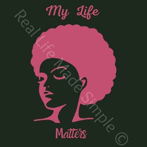 Black Girl SVG Black History African American Svg Black History Month Ethnic SVG African Girl Women History Empowerment SVG Black Girl Magic