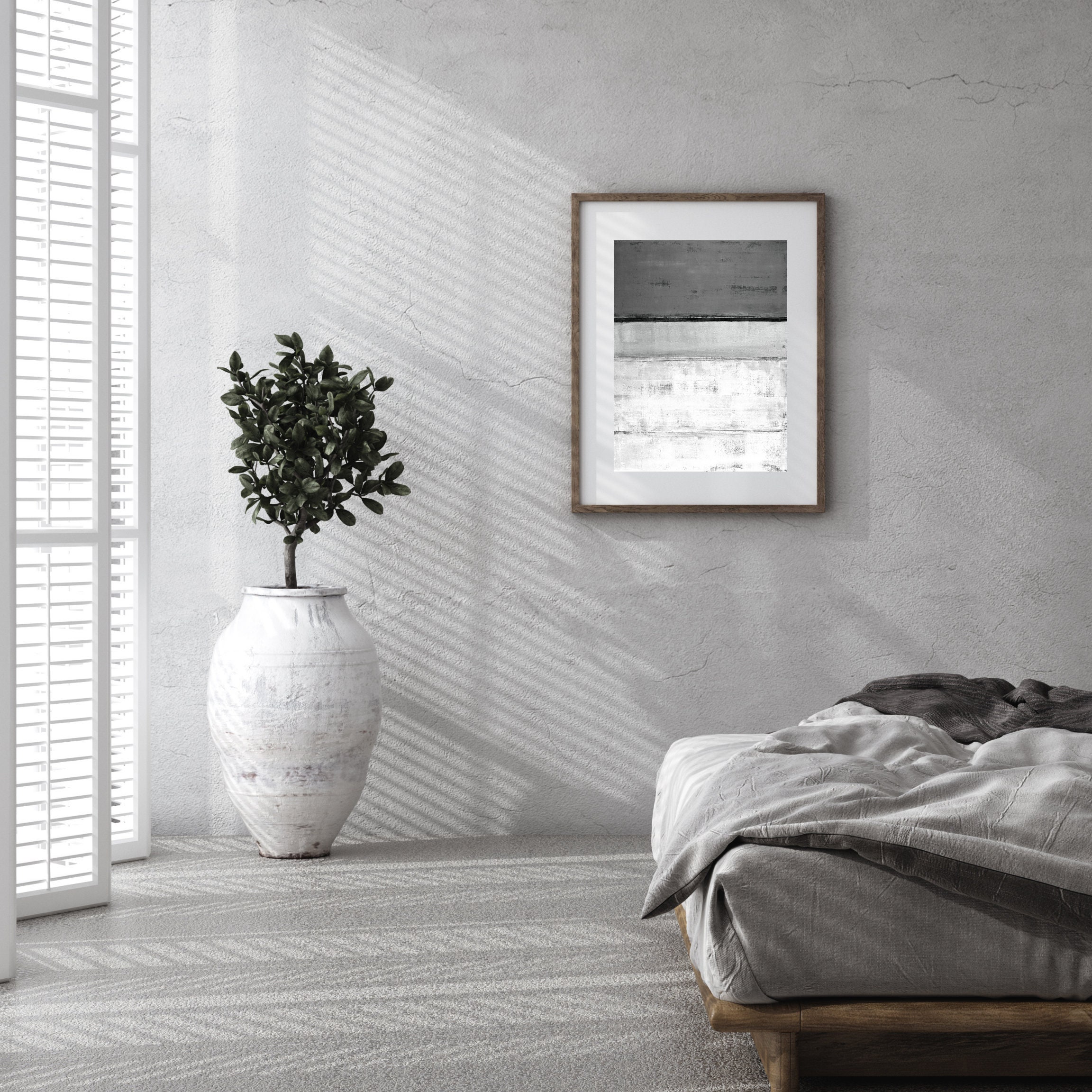 Abstract Minimalist Wall Art Print Modern Art Wall | Etsy