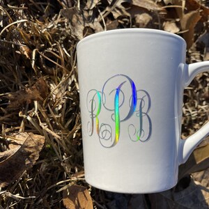 Holographic Monogram Decal