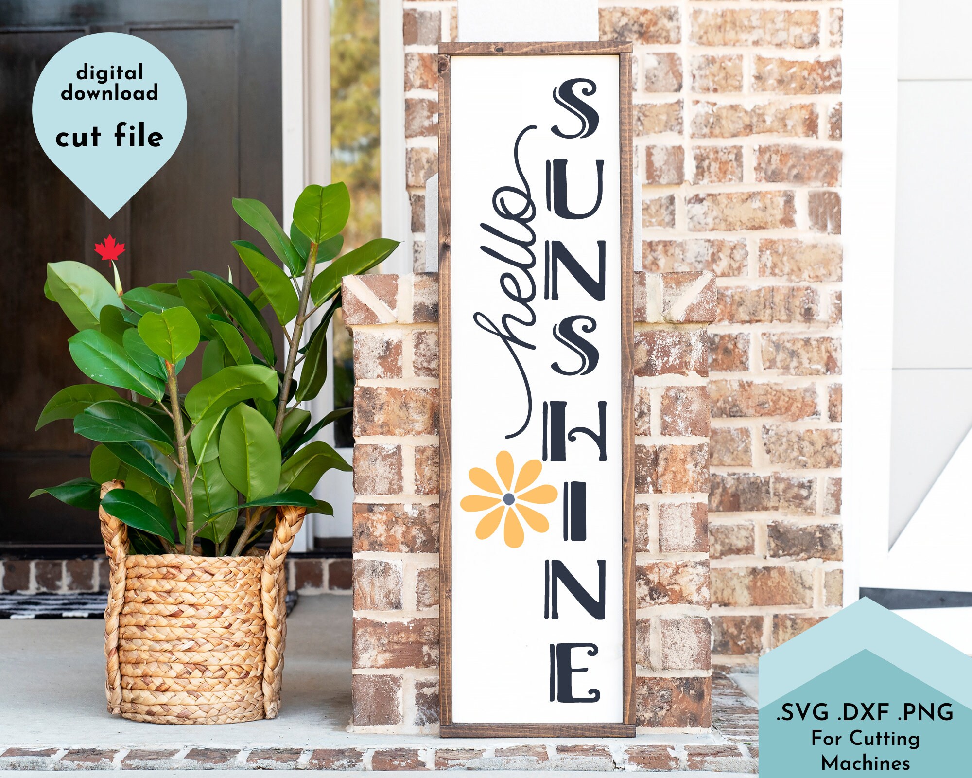 Download Hello Summer Vertical Sign SVG Sunshine svg Welcome svg | Etsy