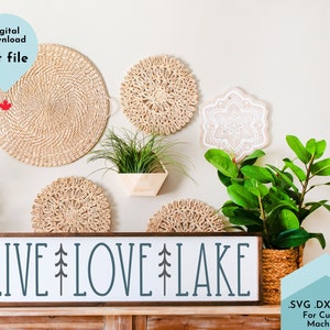 Summer SVG Bundle, Lake Life svg, 13 Lake Inspired Designs | Commercial use | Fishing, Boating, Vacation Cut Files | Hand lettered svg, png image 5