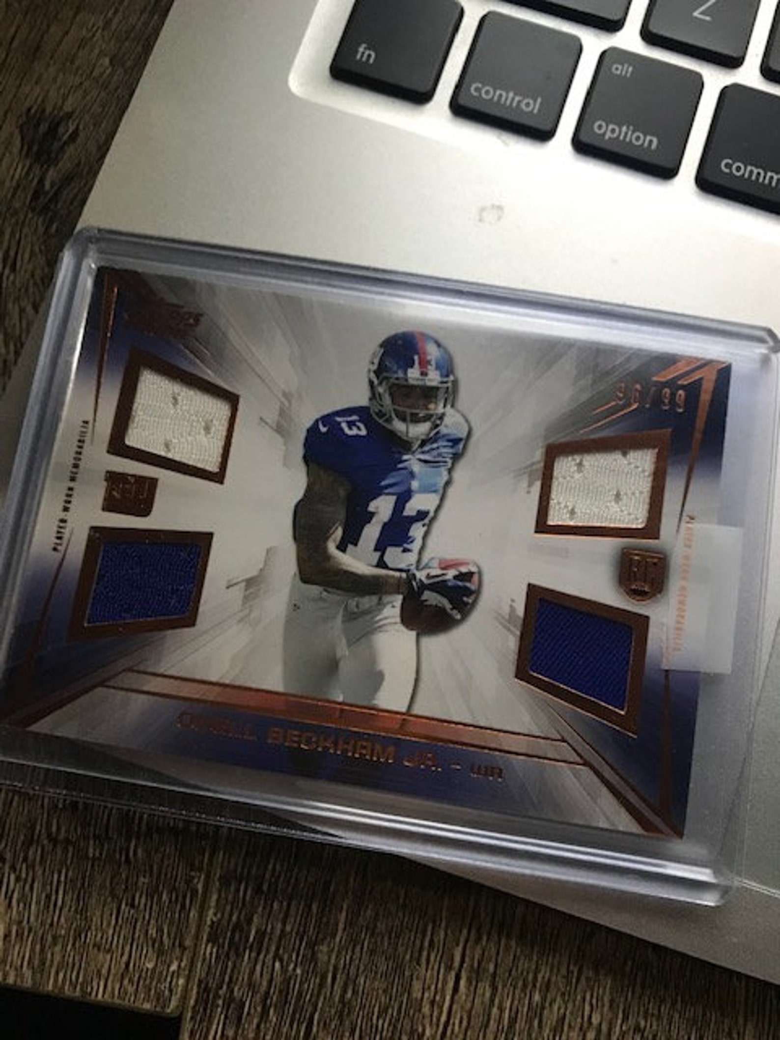 Odell Beckham Rookie Jersey Card Numbered RARE Etsy
