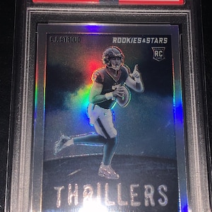 CJ Stroud Rookie THRILLERS Silver Graded PSA 9