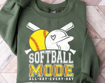 Softball Mom Shirt: Game Day Vibes, Sports Parent Tee