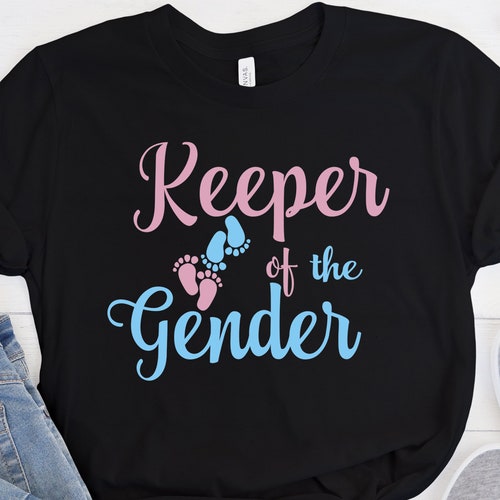 Keeper of the Gender Shirt Gender Reveal Shirt Pregnancy - Etsy