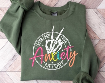 Funny Anxiety Shirt: Sarcastic Introvert Tee, Mental Health Gift