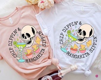 Funny Margarita Shirt: Chippin' Dippin' Sippin' Cinco De Mayo Tee