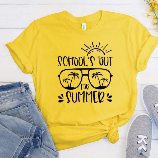 School’s Out For Summer Shirt, Teacher Last Day Of School Shirt, Teacher Off Duty, Goodbye School Hello Summer, Teacher Shirt, Teacher Gifts