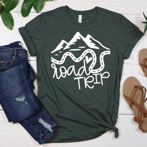 Road Trip Crew Shirts, Family Vacation Shirt,Traveling Shirts, Girl's Trip Shirts,Weekend Getaway Shirts, Road Trip,take me to the mountains