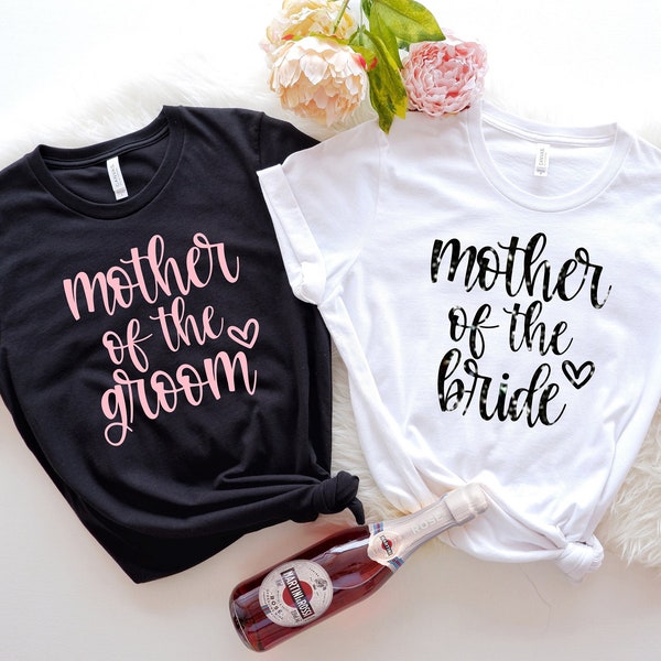 Mother of the Groom Shirt, Bridal Party Shirts, Bride Shirt, Bridesmaid Shirts, Bachelorette Party Shirts, Mom of the Bride Shirts,
