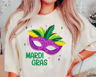 Mardi Gras T-Shirt: Beads, Parades, King Cake, Crawfish