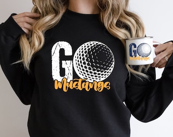 Retro Golf Team Sweatshirt: Personalized Golf Gift