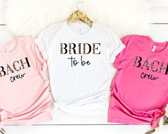 Bride To Be Shirt: Bachelorette Party Crew Shirts