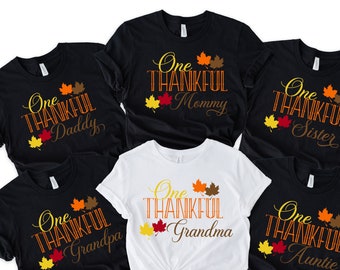 Custom Family Name Matching Thanksgiving Shirts, Thankful For My Family Shirt, Fall Shirt, Thanksgiving shirt, Family Thanksgiving T-shirt