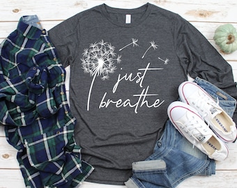 Just Breathe Dandelion Longsleeve Shirt