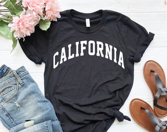 California Graphic Tee: West Coast Style, Cali Girl Shirt