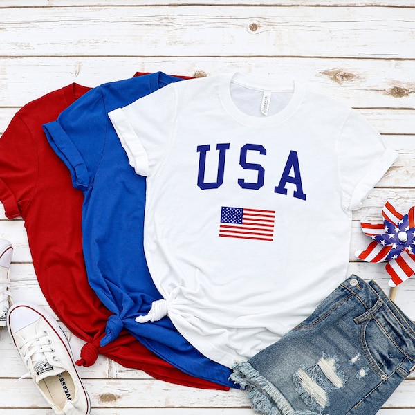Made in Usa Patriotic Shirt Etsy