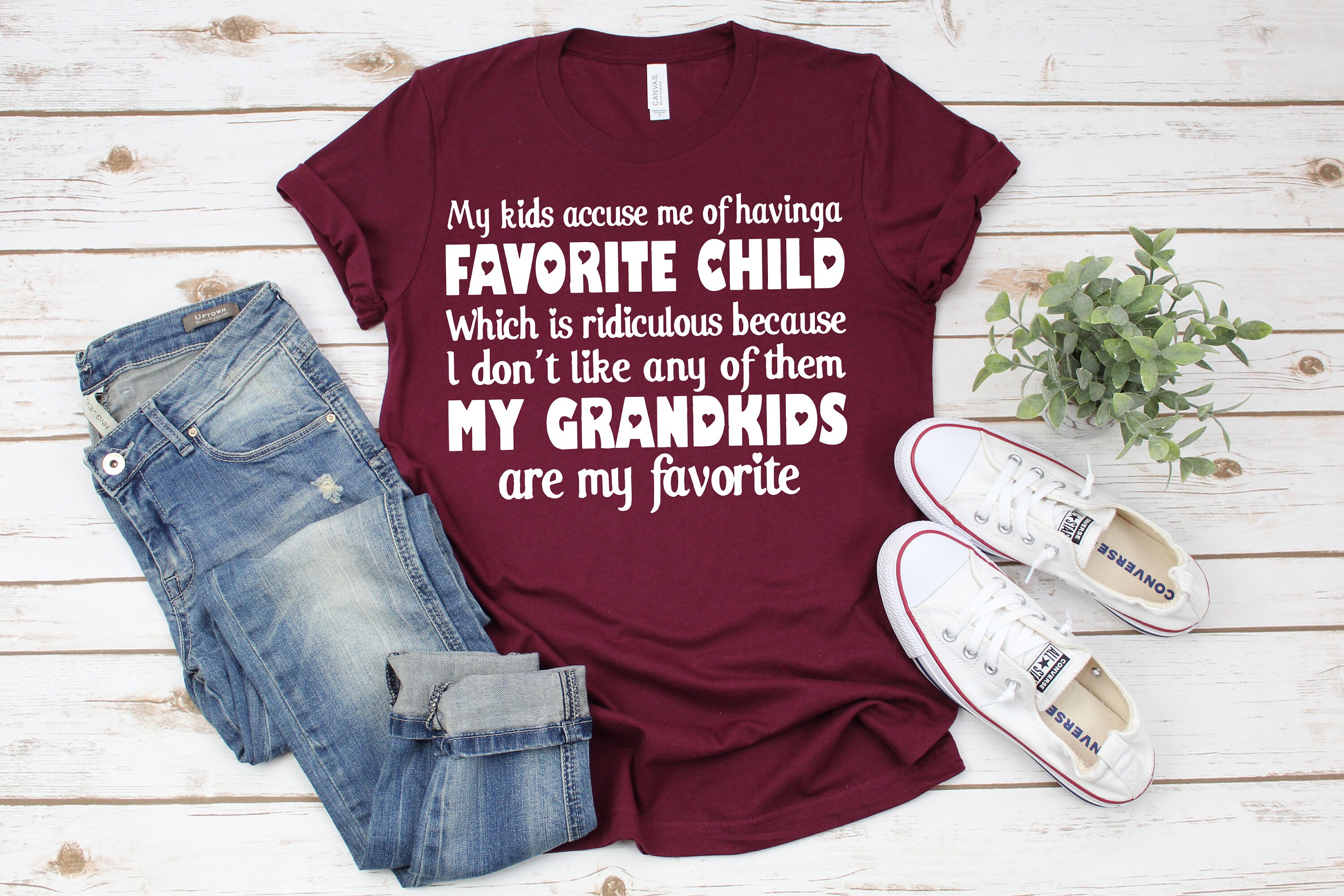 Cute Grandparents Shirt Favorite Child TShirt Grandpa Etsy