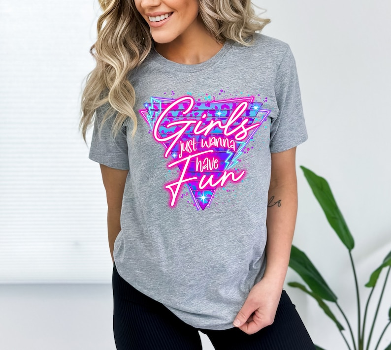 Girls Just Wanna Have Fun Shirt,Wonderful Girls Trip Shirt,Colorful Girls Squad Shirt,Girls Party Shirt,Girls Trip Shirt,Girls Weekend Shirt image 5