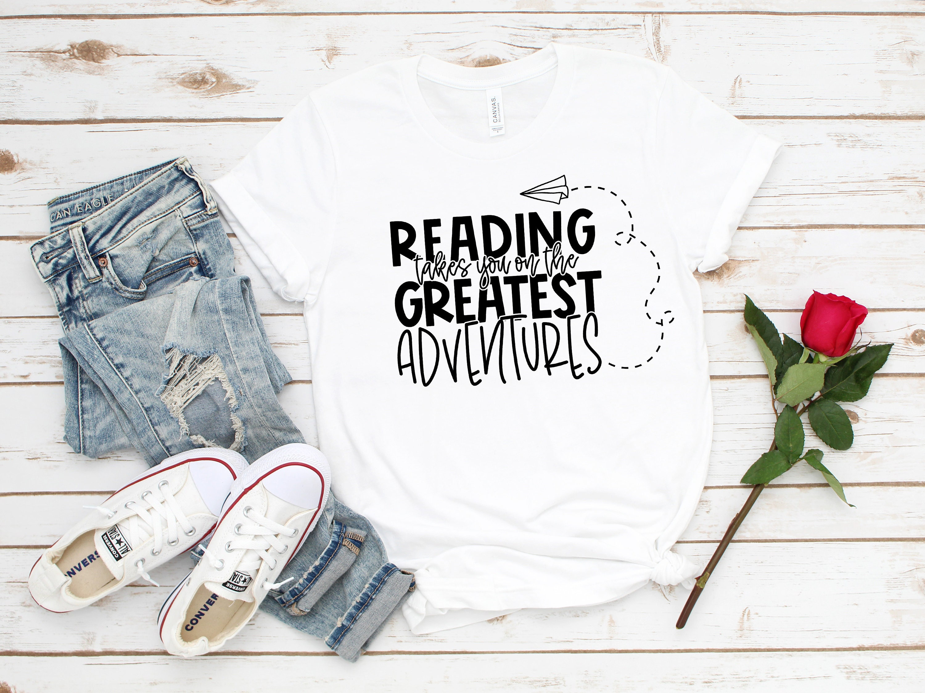 Reading shirt, Reading Adventures shirt, Classroom Library Shirts,Teach Love Inspire Shirt, Back To School Shirt, Teacher Appreciation Tee