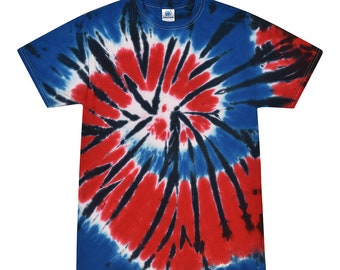 Handmade Tie Dye Cotton T-Shirt: Unisex Classic Fit