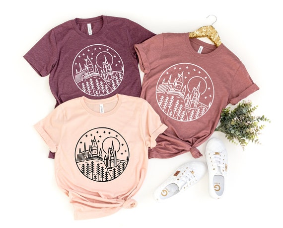 Castle Graphic T-Shirt: Fantasy Vacation Shirt, Gift for Nerds