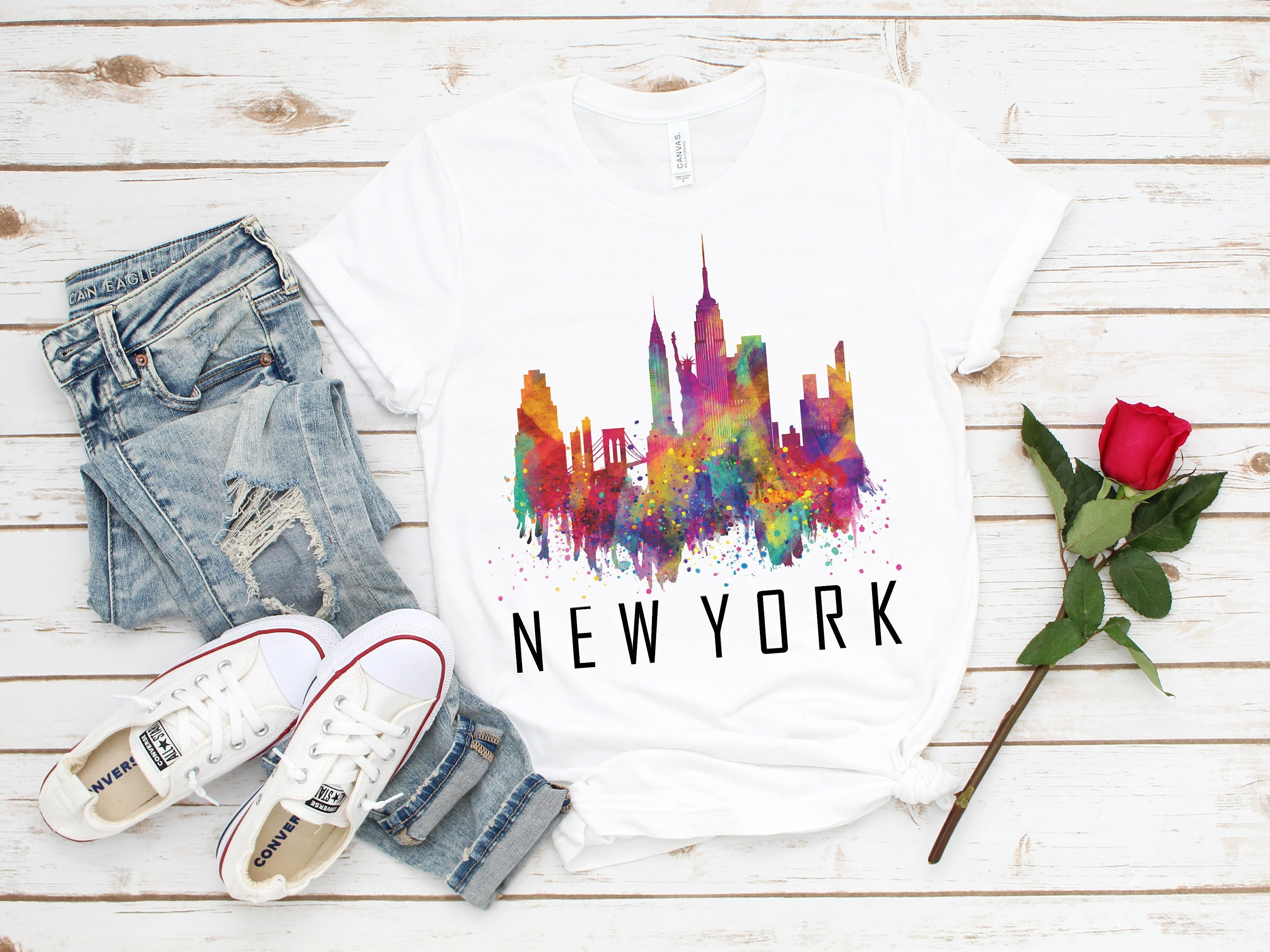 Nyc Skyline Shirt - Etsy