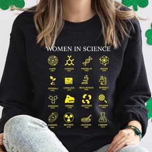Custom Women in Science shirt, Woman Chemistry Scientist Tshirt, Feminist Gift Shirts, Girl Scientist tee, Gift for Chemist Biology Physics,