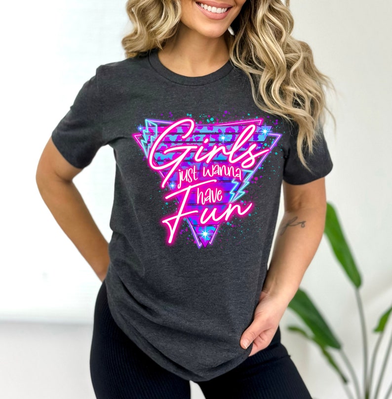 Girls Just Wanna Have Fun Shirt,Wonderful Girls Trip Shirt,Colorful Girls Squad Shirt,Girls Party Shirt,Girls Trip Shirt,Girls Weekend Shirt image 4