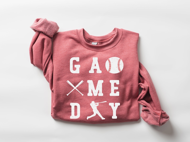 Baseball Game Day Shirt: Cotton Baseball Mom Tee image 6