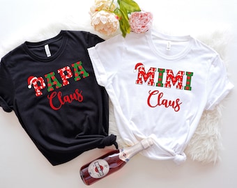 Mimi Claus Christmas Shirt: Grandmother Xmas T-Shirt