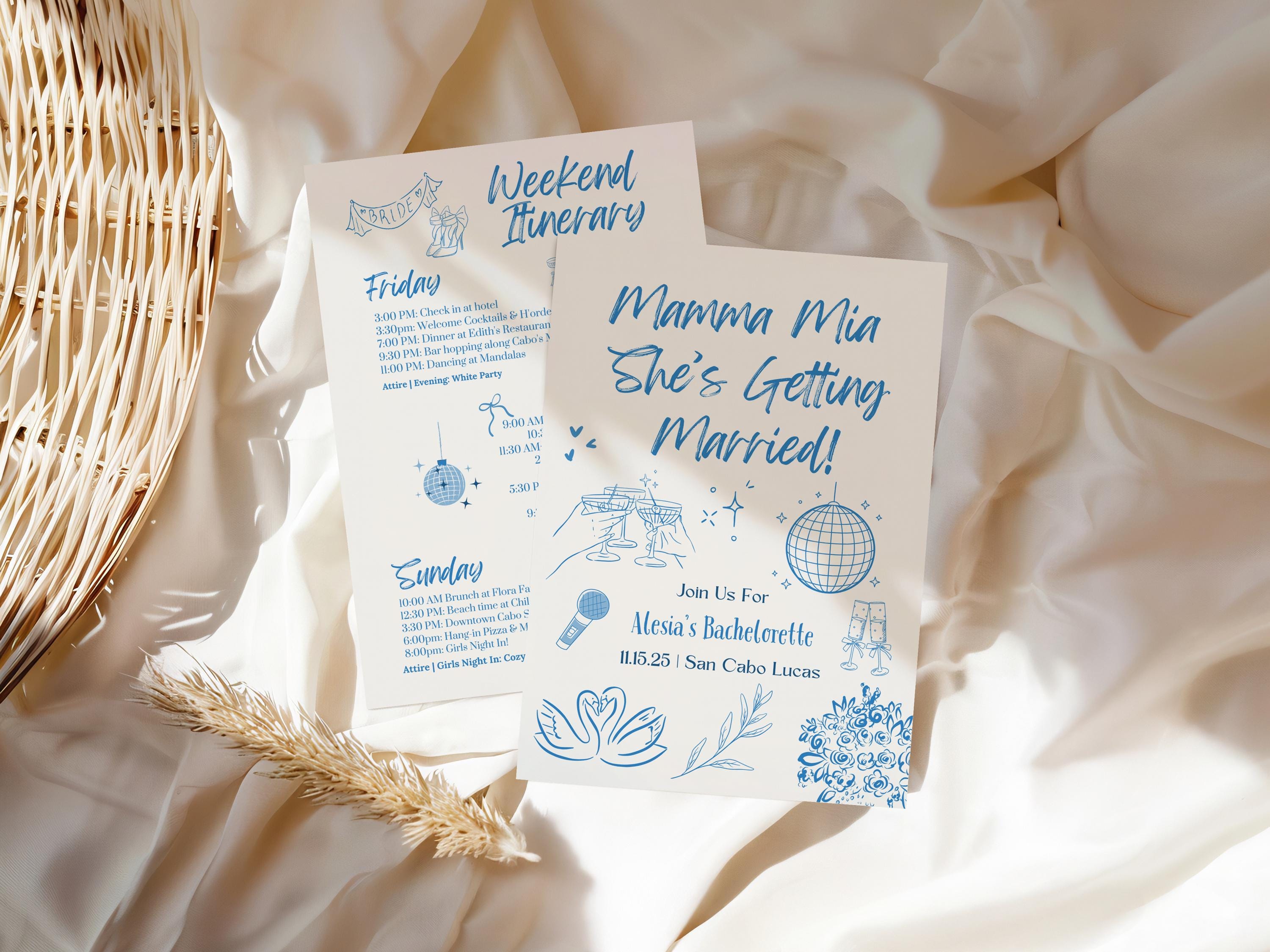 Mamma Mia She Is Getting Married Banner – Schwarz-glitzernd, Für Hochzeit, Verlobung, Bridal Shower