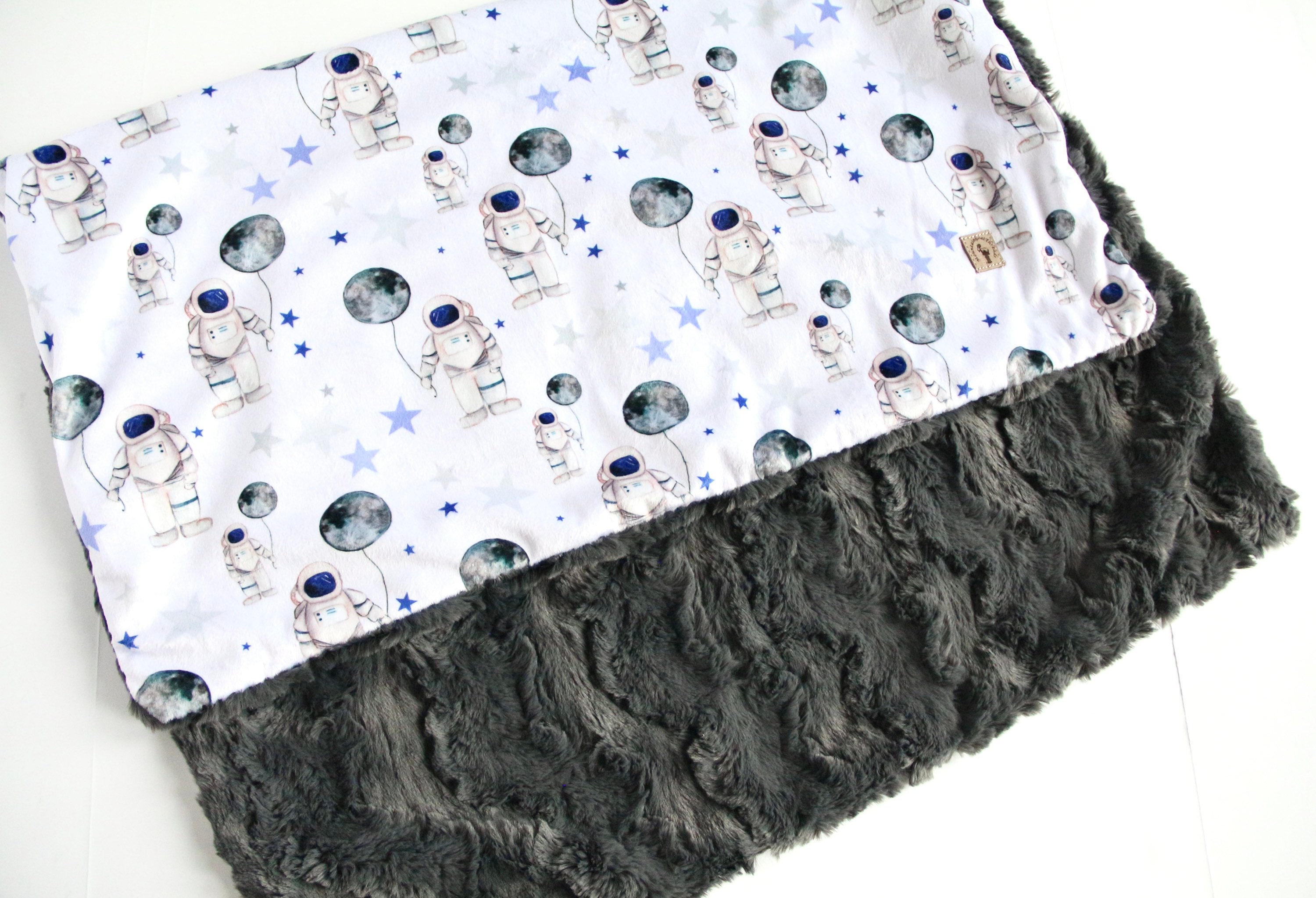 Space baby blanket baby boy blanket astronaut blanket space Etsy