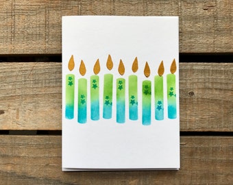 Birthday Candles Card | Handmade Birthday Card | Blank Birthday Card | Unique Birthday Card