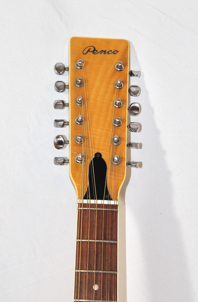 Beautiful Penco Acoustic Guitar Made in Japan Vintage Guitar 1970s