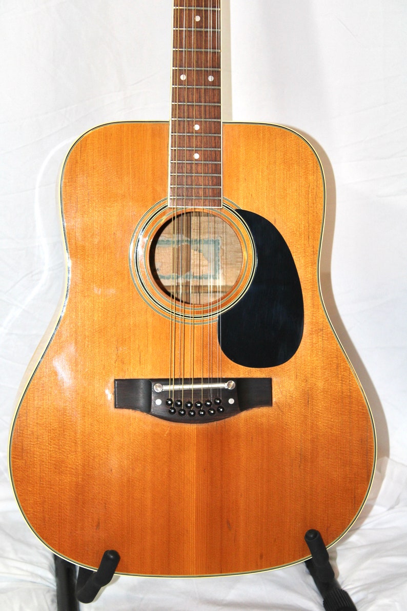 Beautiful Penco Acoustic Guitar Made in Japan Vintage Guitar 1970s