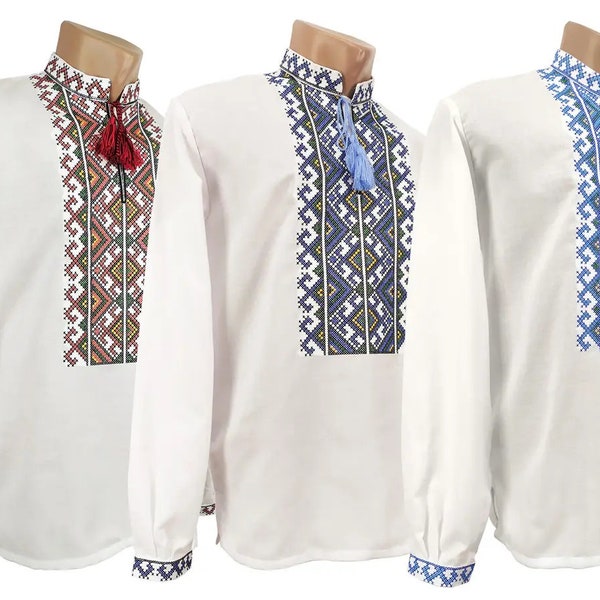 Ukrainian embroidery short long sleeve Vyshyvanka Traditional men's embroidered tshirt Ukrainian shirt sorochka Ukraine national clothes