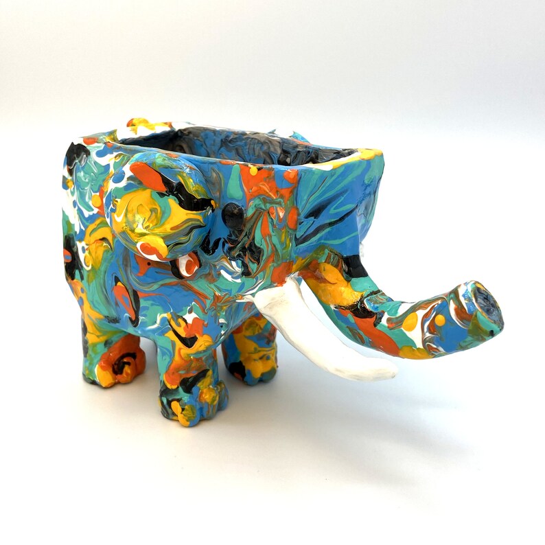 Elephant Planter Clay Pattern & Instructions Air Dry Clay Etsy